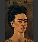 Self Portrait with Royal Gold Vest by Frida Kahlo